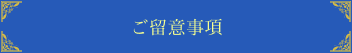 ご留意事項